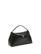 Toteme T-Lock Shoulder Bag - Black