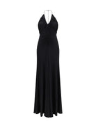 Self-Portrait Jersey long Dress - Black