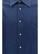 Brunello Cucinelli Lightweight denim Shirt - Denim Dark