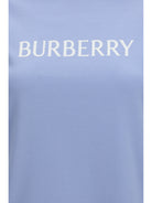 Burberry Embroidered logo cotton T-shirt - Sunbleached Blue