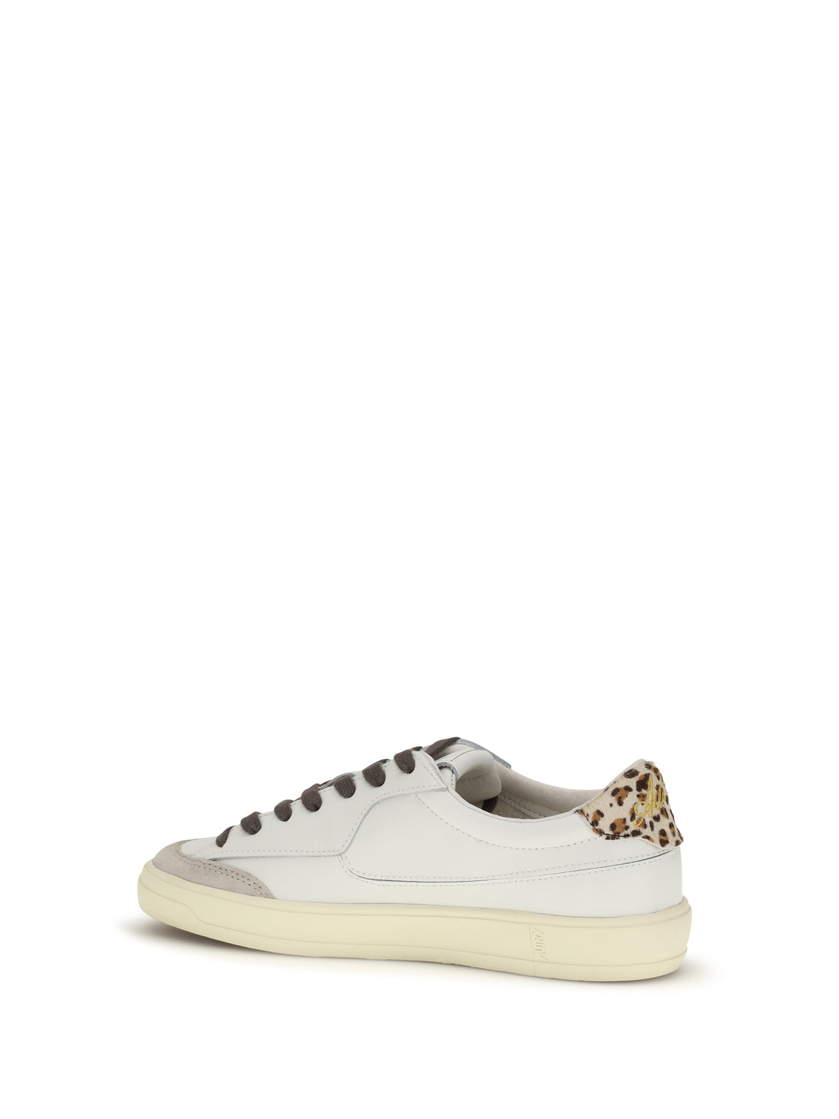 Autry Windscape Low leather Sneakers - White/Stonehenge/Leo
