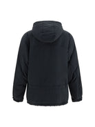 Miu Miu Long Shearling padded Jacket - Black