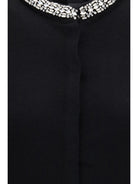 Pinko Colonia Cardigan with jewel collar - Black Limousine