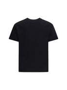 Valentino Cotton T-shirt with VGold - Black