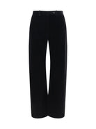 Khaite Hunter velvet Pants - Black