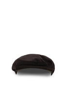Dolce & Gabbana Velvet flat Cap - Ebony