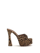 Amina Muaddi Leopard-print Dalida Sandals - Leopard Pony