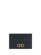 Ferragamo Gancini Card Holder - Black 
Black