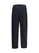 Giorgio Armani Pants in virgin wool tailoring - Dark Navy