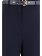 Max Mara Studio Elegant Pants with belt - Blue