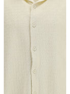Off-White Off Terry Bowling Shirt - Cream-No Color