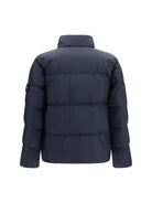 Stone Island Quilted high-neck Puffer Jacket - Navy Blue