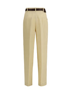 Max Mara Studio Mstsumero Pants in linen batavia - Coloniale