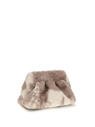 Themoirè Medium Bios Fur Potato Pouch - Caribou + Butter Cream