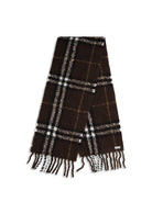 Burberry Alpaca and wool-blend Scarf - Treacle Brown