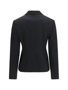 Alaïa Lightweight wool double-breasted Jacket - Noir