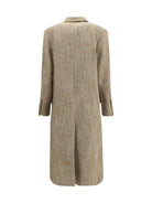 Marant Étoile Pilda Herringbone wool-blend Coat - Beige