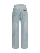 MM6 Maison Margiela Splatter effect Jeans - Light Blue