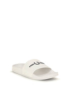 Fred Perry Rubber slides with logo - White