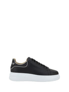 Philipp Plein Leather Sneakers - Black