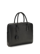Saint Laurent BV Bowling Brief Handbag - Black