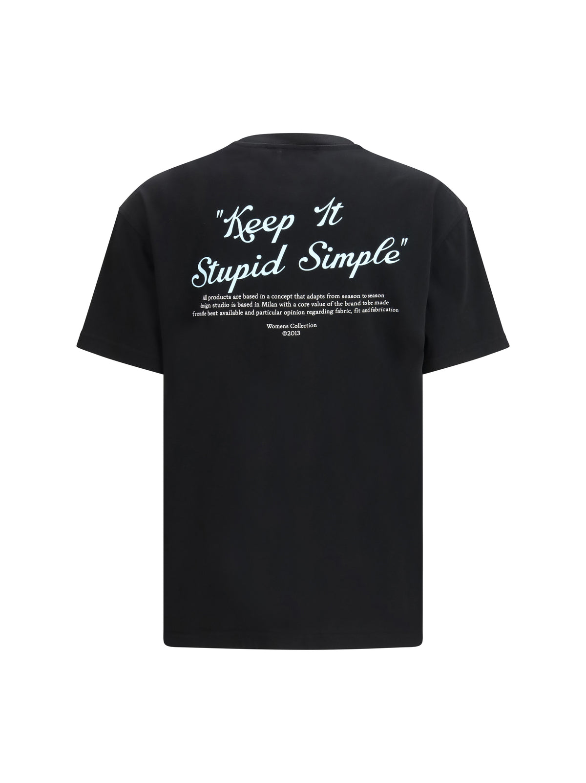Off-White Kiss Quote T-shirt - Black-White