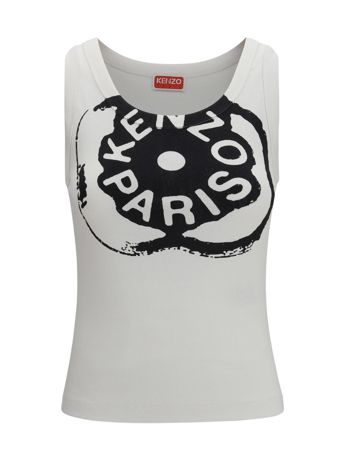 Kenzo Boke Flower 2.0 ribbed tank Top - White