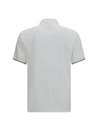 Brunello Cucinelli Cotton Polo - Off White+Testa Di Moro