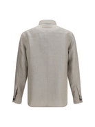 Zegna Cashmere, linen, and silk Overshirt - 054