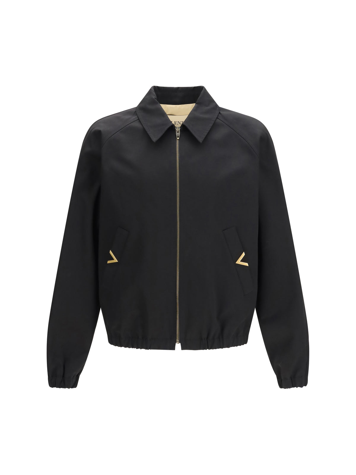 Valentino Collared Jacket - Black
