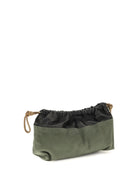 Pierre Hardy Twin Clutch Bag - Black-Khaki-Camel