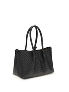 Bottega Veneta Pinacoteca Tote Bag - Black/Fondant-M Br