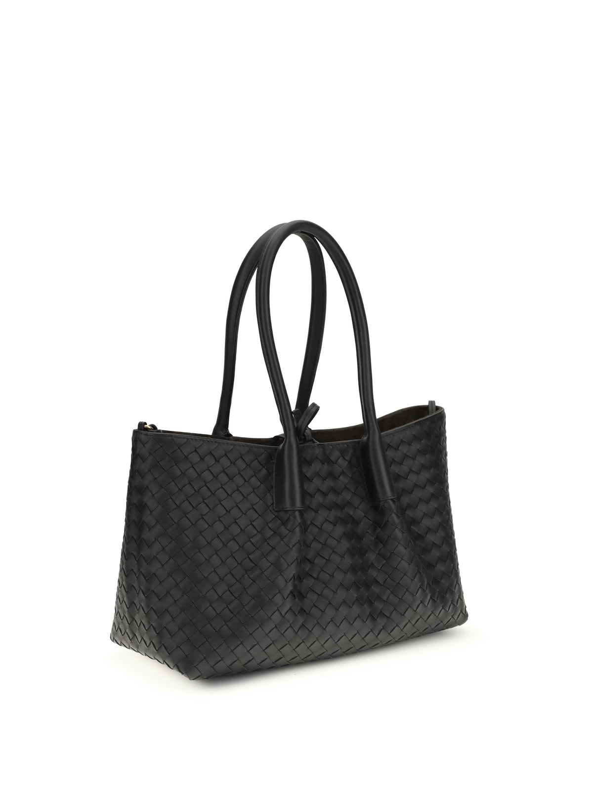 Bottega Veneta Pinacoteca Tote Bag - Black/Fondant-M Br
