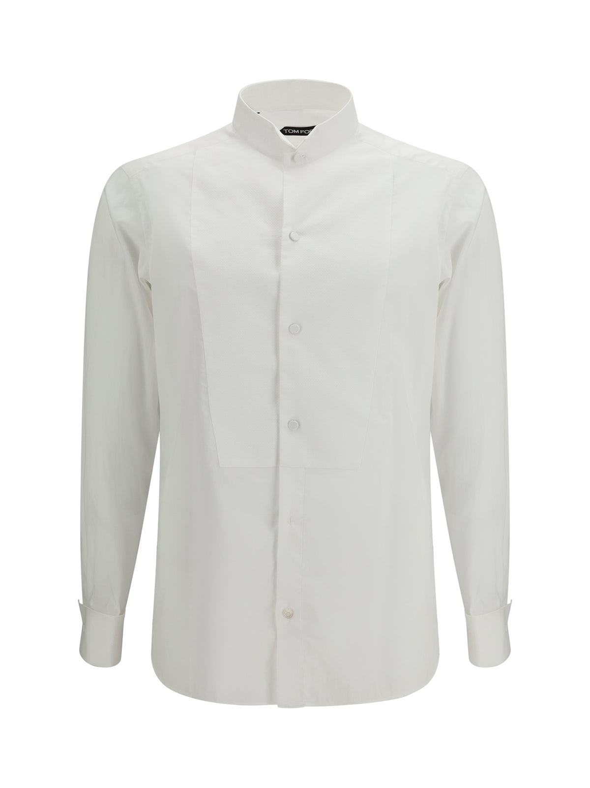Tom Ford Cotton Shirt with regular fit - White