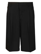 Ami Wide Bermuda Shorts - Black