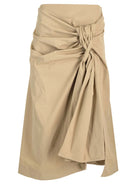 Bottega Veneta Midi Skirt - Beige