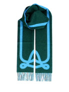 Loewe Wool And Cashmere Scarf - Green
