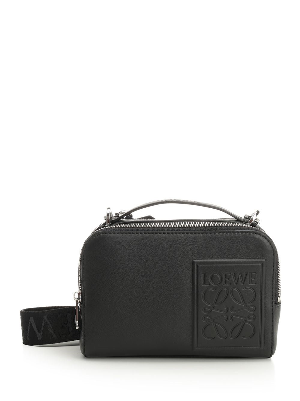 Loewe Leather Camera Bag - Black