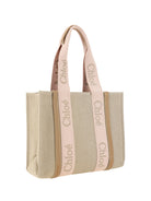 Chloé Woody Shoulder Bag - Blushy Beige