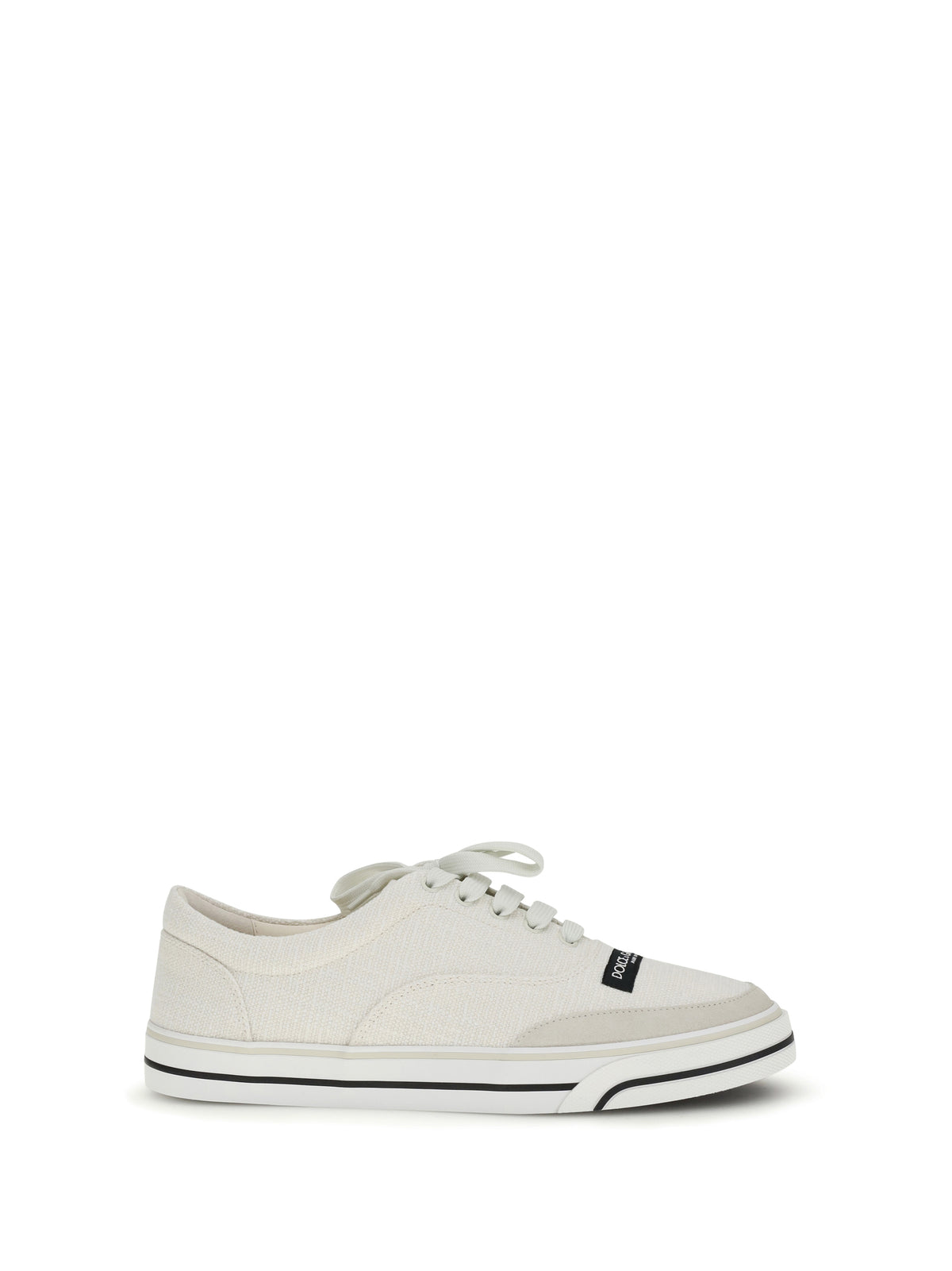 Dolce & Gabbana DG Sailing linen Sneakers - White/Gesso