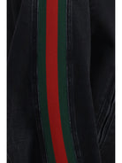 Gucci Cotton denim biker Jacket - Black