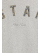 Golden Goose Unisex Star Sweatshirt in cotton - Vintage Gray Melange