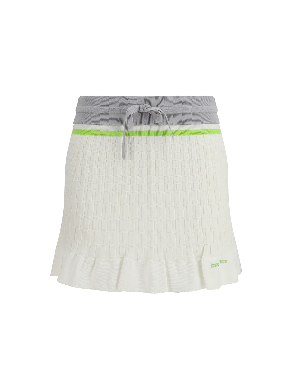 Casablanca Tennis Mini Skirt - White