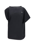 Vivienne Westwood Hebo oversized asymmetric Top - Black