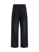 Golden Goose Cotton denim Pants - Black
