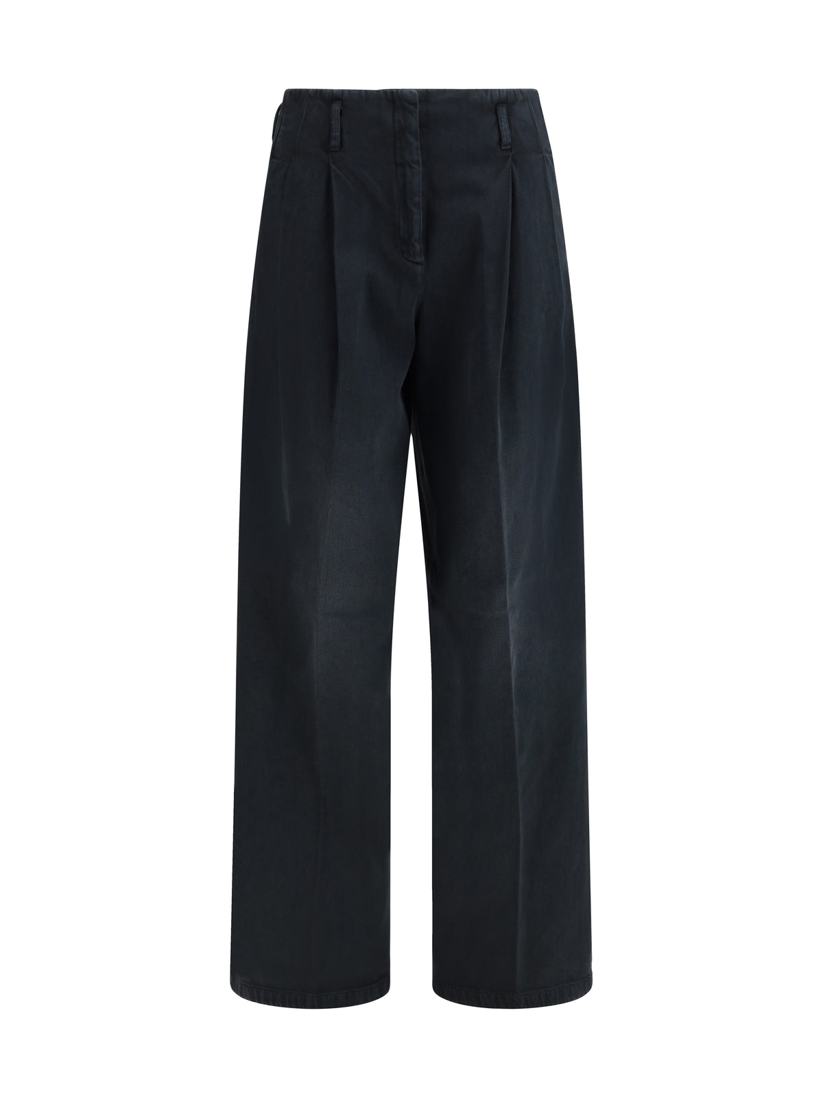 Golden Goose Cotton denim Pants - Black
