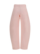 Alaïa Barrel Jeans - Rose Pale