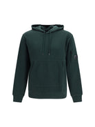 C.P. Company Diagonal-weave cotton fleece Hooded Sweatshirt - Ponderosa Pine
