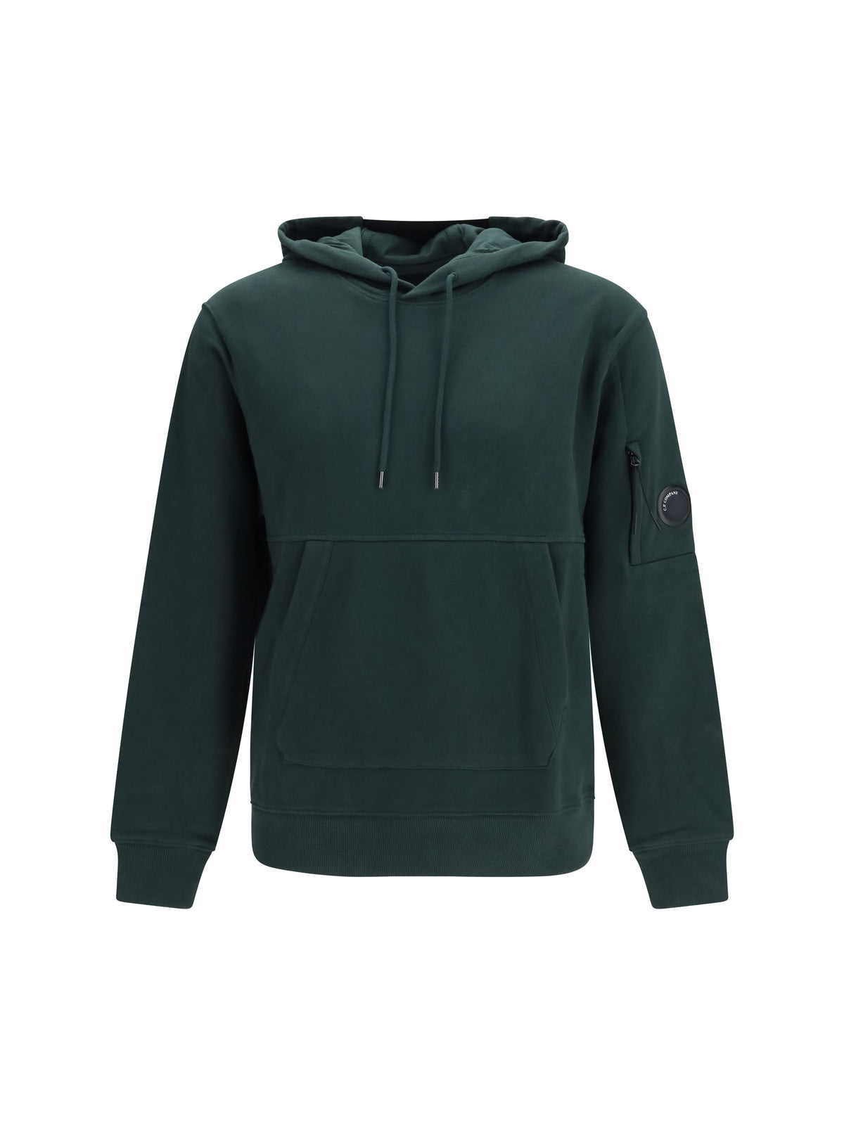C.P. Company Diagonal-weave cotton fleece Hooded Sweatshirt - Ponderosa Pine
