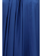 Zimmermann Aster pleated pearl Dress - Dark Cobalt